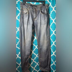 Black Straight Leg 5 Pocket Jeans Size 29 x 32 EPC See pics for blemis